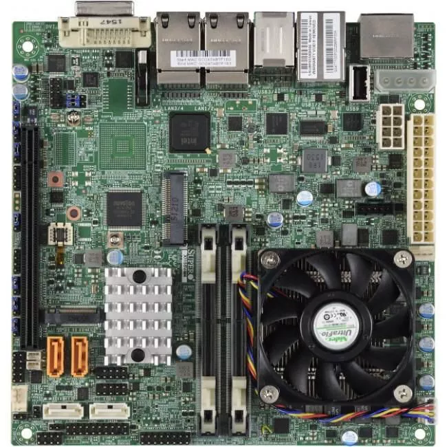 Supermicro MBD-X11SSV-M4-B Server Motherboard - Socket BGA-1440 - Intel CM236 - 2x DDR4 - RAID - 1x M.2 - Mini ITX