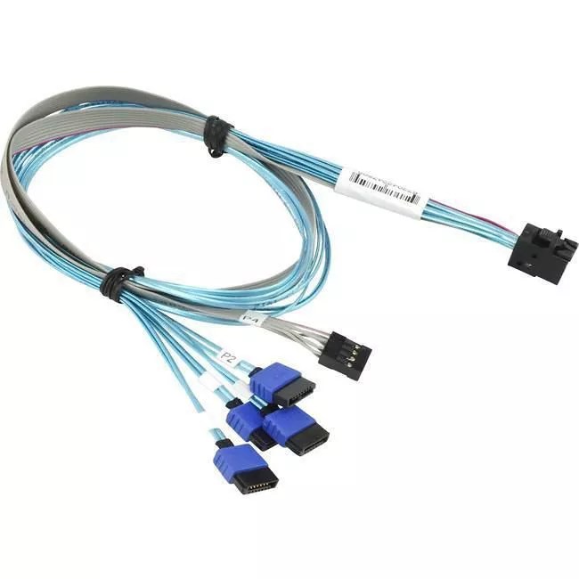 Supermicro CBL-SAST-0948 MiniSAS HD to 4 SATA 60 cm Cable