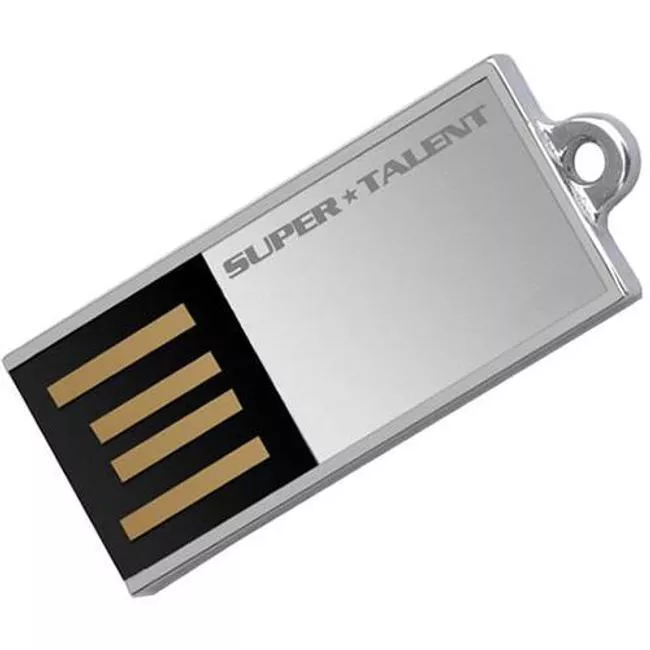 Super Talent STU16GPCN 16 GB Pico-C Nickel USB 2.0 Flash Drive