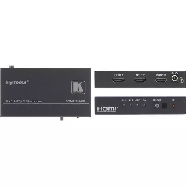 Kramer VS-21H-IR 2x1 HDMI Switcher with IR