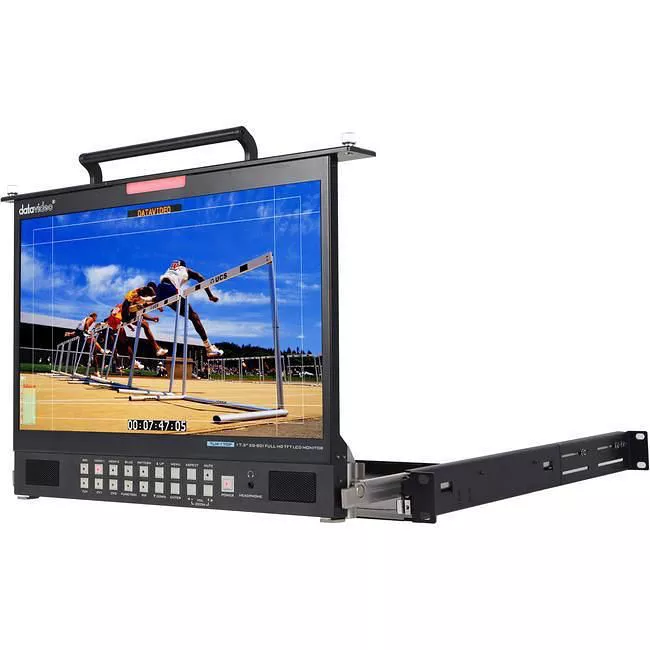 Datavideo TLM-170PM 17.3" HD/SD TFT LCD 1U Foldable Rackmount Monitor