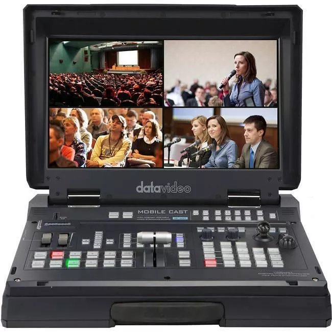 Datavideo HS-1600T 4-Channel HD/SD HDBaseT Portable Video Streaming Studio