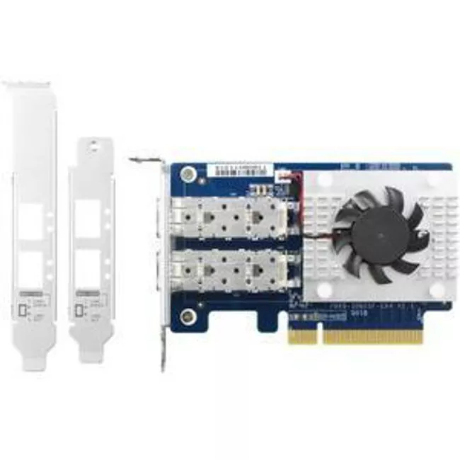 QNAP QXG-10G2SF-CX4 2 Port - 10 GbE - SFP+ Network Card