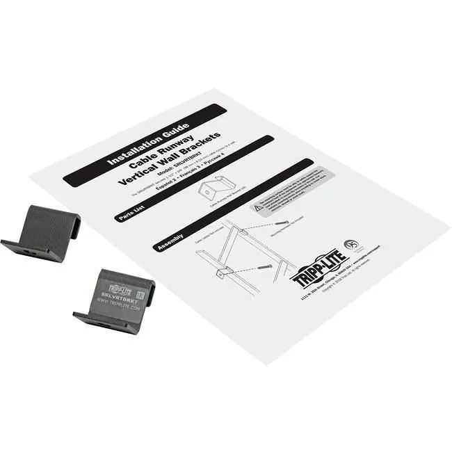 Tripp Lite SRLVRTBRKT Cable Runway Vertical Wall Brackets, Straight - Mounting Bracket for Cable Ladder