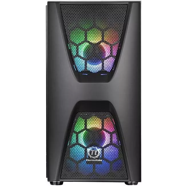 Thermaltake CA-1N5-00M1WN-00 Commander C34 TG ARGB Midi Tower Case with Windowed Side Panel - Black