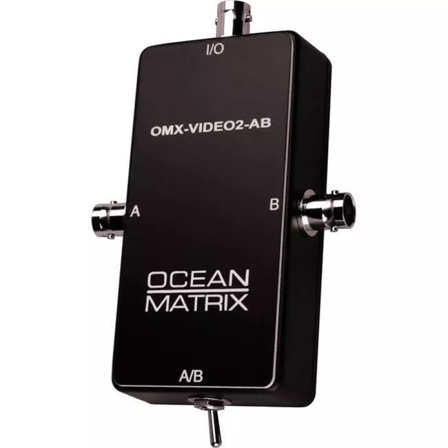 Ocean Matrix OMX-VIDEO2-AB Composite Video BNC Input Expander Switch