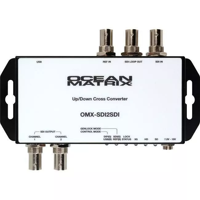 Ocean Matrix OMX-SDI2SDI SDI to SDI Reclocking Up Down Scaling Converter with Frame Synchronization