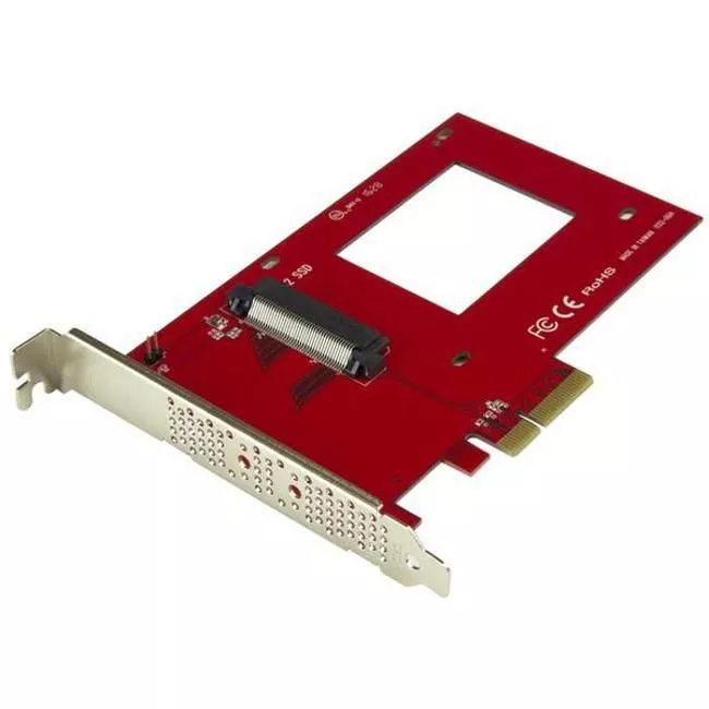StarTech PEX4SFF8639 U.2 to PCIe Adapter for 2.5" U.2 NVMe SSD - SFF-8639 PCIe Adapter - PCIe 3.0 x4