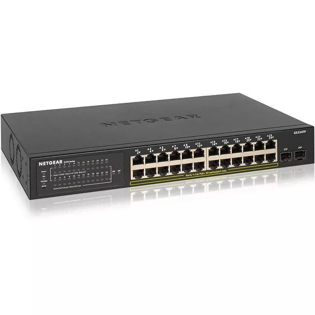 NETGEAR GS324TP-100NAS S350 GS324TP Ethernet Switch