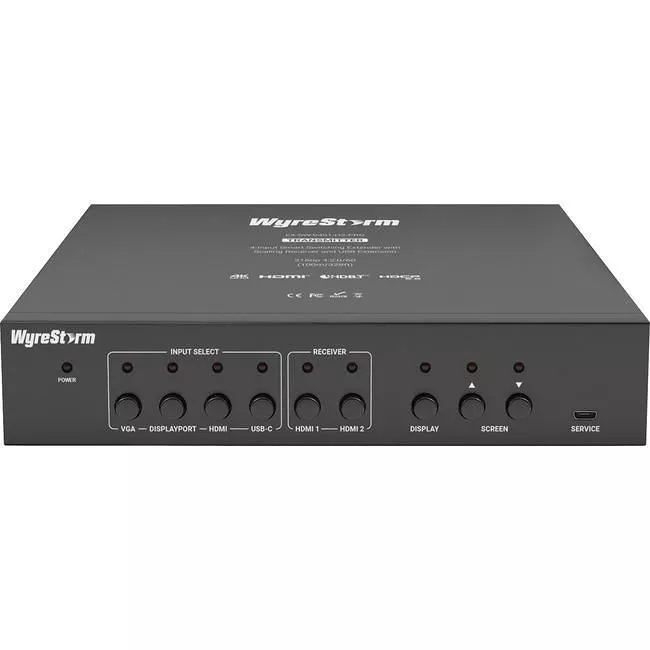 WyreStorm EX-SW-0401-H2-PRO 4K UHD HDBaseT™ HDMI/VGA/DP/USB-C Switching Extender