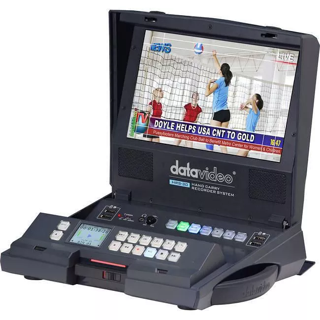 Datavideo HRS-30 Hand Carried HD/SD-SDI Recorder and Monitor in One