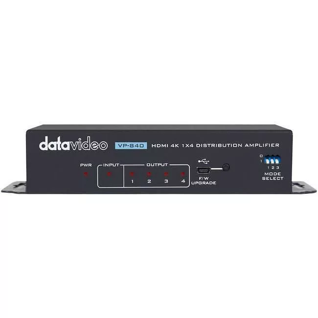 Datavideo VP-840 1 in, 4 out 4K HDMI Distribution Amplifier