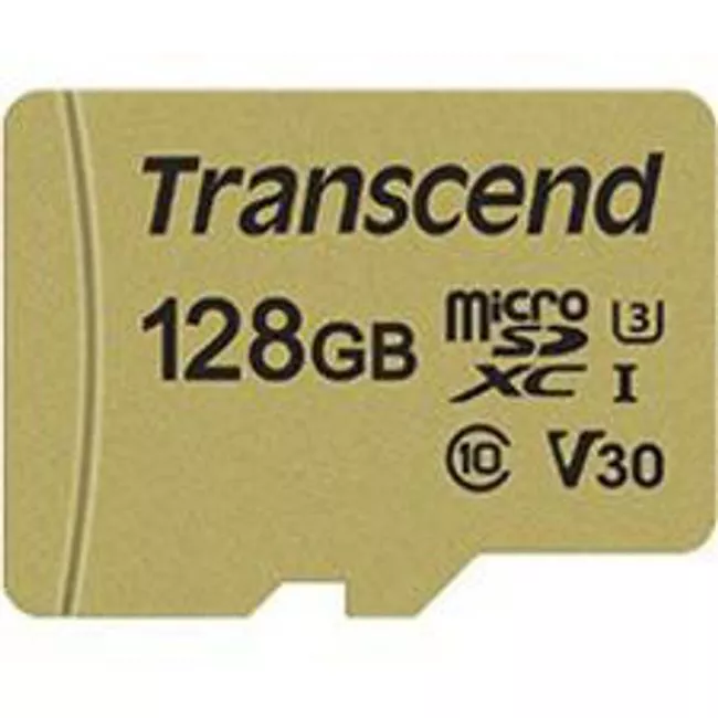 Transcend TS128GUSD500S 128 GB microSDXC Memory Card
