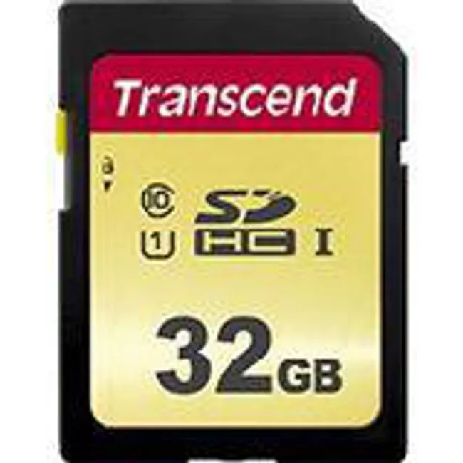 Transcend TS32GSDC500S 32 GB UHS-I U1 SDHC Card MLC