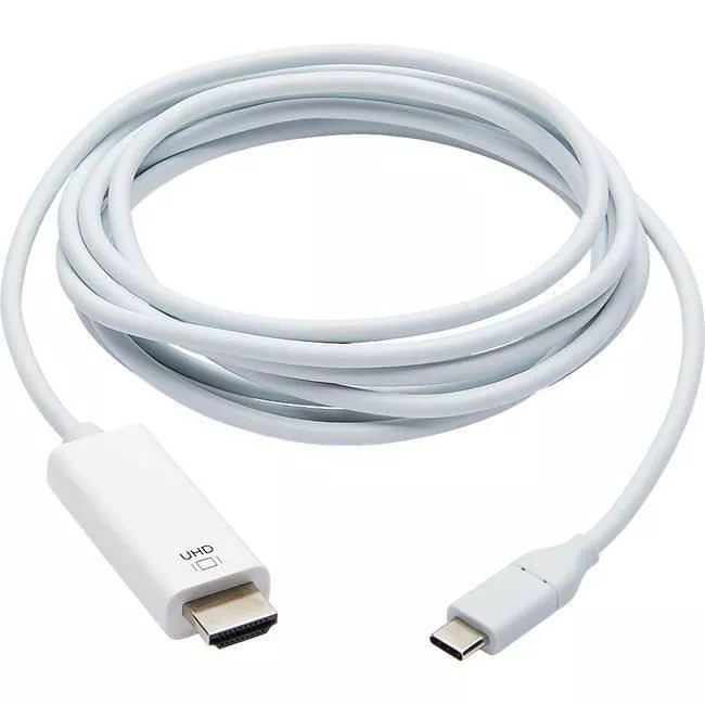Tripp Lite U444-009-H4K6WE USB C to HDMI Adapter Cable USB 3.1 Gen 1 4K M/M USB-C White 9ft