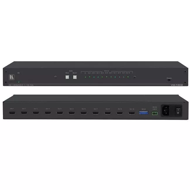 Kramer 10-80102030 VM-10H2 1:10 4K HDMI Distribution Amplifier