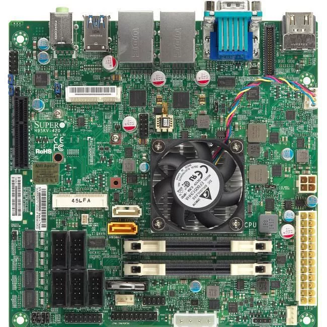 Supermicro MBD-H9SKV-420-B Desktop Motherboard - AMD GX-420CA - Mini ITX - Bulk
