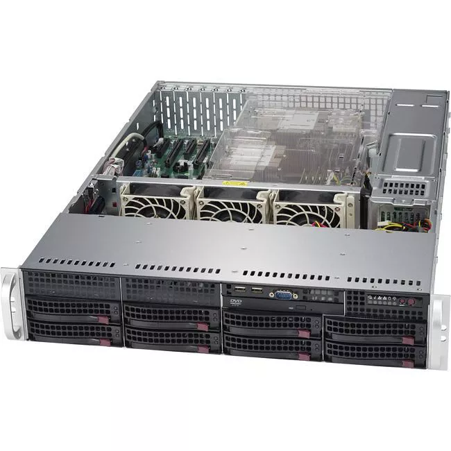 Supermicro SYS-6029P-TR Barebone - 2U - Intel C621 - 2x Socket P/LGA3647 - 4x PCIe 3.0 x16 - 1000 W PSU - 16x DDR4 - 2x 1GbE