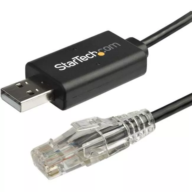 StarTech ICUSBROLLOVR 6 ft Cisco USB Console Cable - USB to RJ45 Rollover Cable