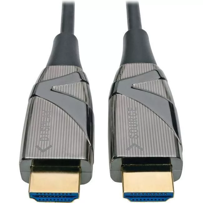 Tripp Lite P568-100M-FBR Eaton Tripp Lite Series 4K HDMI Fiber Active Optical Cable (AOC) - 4K 60 Hz, HDR, 4:4:4 (M/M), 100 m (328 ft.)