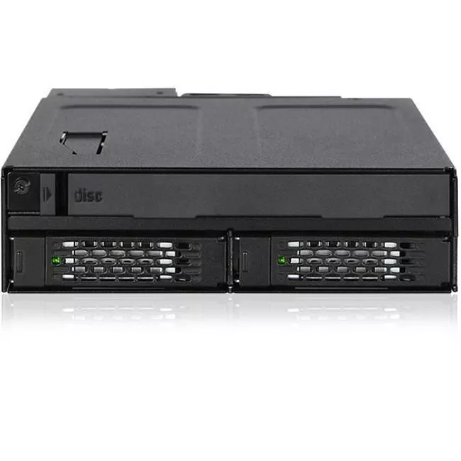 ICY DOCK MB602SPO-B ToughArmor Drive Enclosure for 5.25" 6Gb/s SAS, Serial ATA/600 - Black