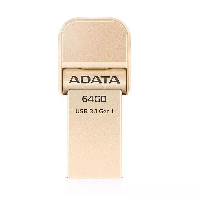 ADATA AAI920-64G-CGD AI920 64 GB USB 3.1 Gold Flash Drive