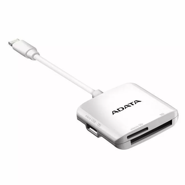 ADATA ALRAI910CWH AI910 MFI Apple Series Lighting Card Reader White