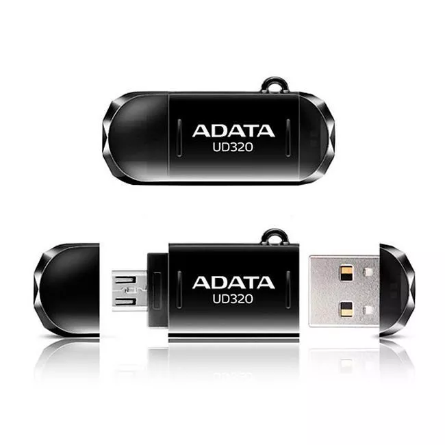 ADATA AUD320-32G-RBK UD320 DashDrive 32 GB USB/Micro USB Flash Drive - Black