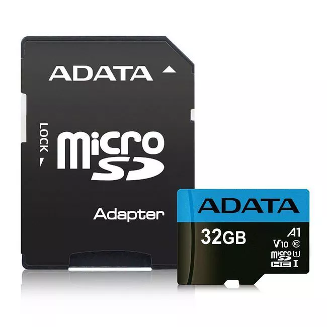ADATA AUSDH32GUICL10A1-RA1 Premier 32 GB MicroSDHC/SDXC Memory Card with Adapter