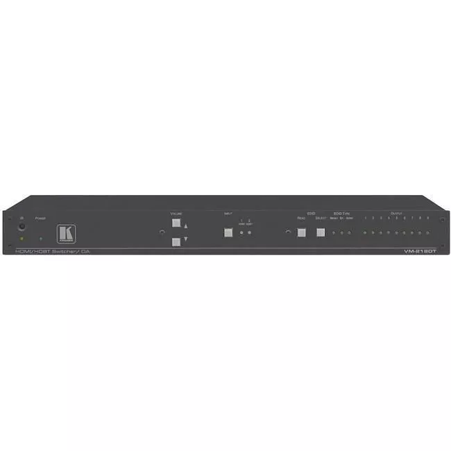 Kramer 10-80431030 VM-218DT 2x1:8 4K UHD HDMI and Long-reach HDBaseT DA