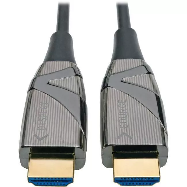 Tripp Lite P568-40M-FBR Eaton Tripp Lite Series 4K HDMI Fiber Active Optical Cable (AOC) - 4K 60 Hz, HDR, 4:4:4 (M/M), 40 m (131 ft.)