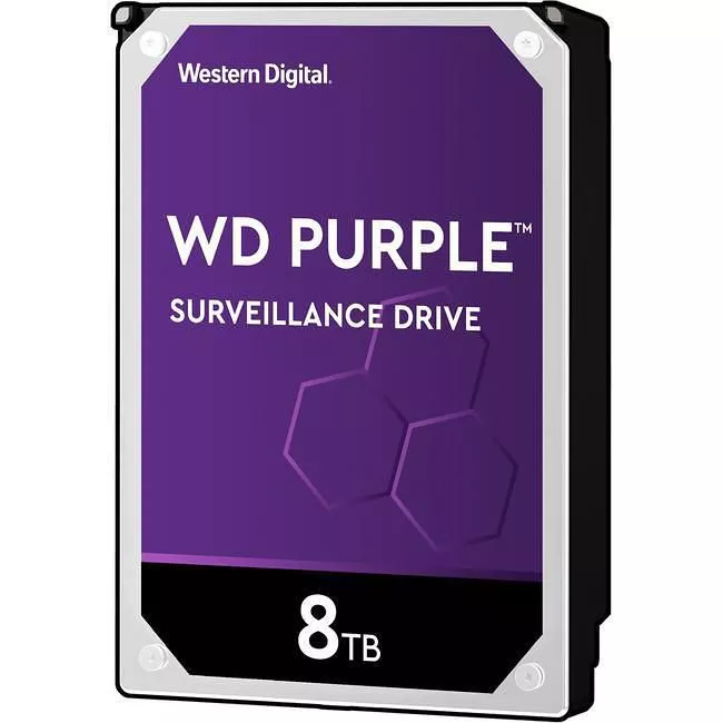 WD WD82PURZ Purple Hard Drive - 8 TB - 256 MB - 3.5 - SATA - 7200