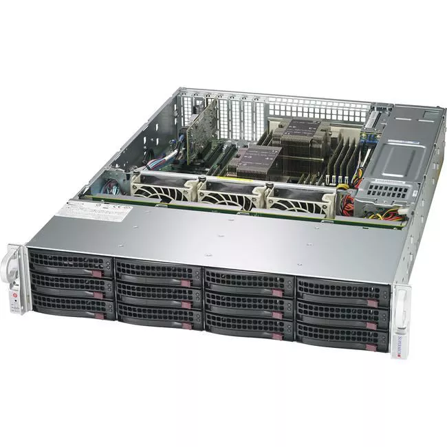 Supermicro SSG-6029P-E1CR12L 2U Rack Barebone System - Intel C624 Chipset - 2X Socket P LGA-3647