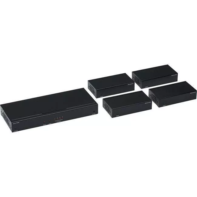 Tripp Lite B127-004-D4H DisplayPort to HDMI Over Cat6 Extender Splitter Kit PoC 4Port 4K