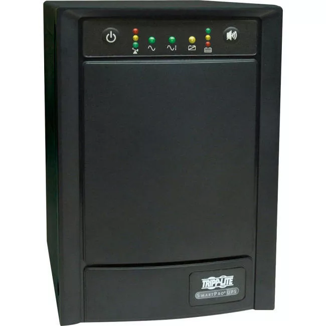 Tripp Lite SMART1500SLT UPS SmartPro 120V 1.5kVA 900W Line-Interactive Sine Wave UPS Tower Network Card Options USB DB9 8 Outlets