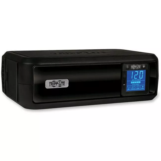 Tripp Lite SMART1000LCD UPS SmartPro LCD 120V 1000VA 500W Line-Interactive UPS AVR Tower USB TEL/DSL/Coax Protection 8 Outlets