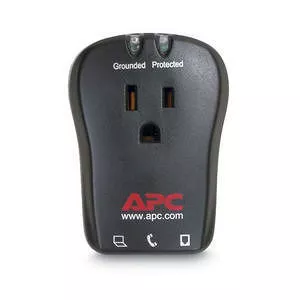APC P1T Essential Notebook SurgeArrest 1 Outlet W/Tel 120V