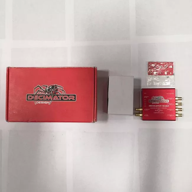 Decimator Design DD-DEC-QUAD Opened Box Quad 3G/HD/SD-SDI Quad Split MultiViewer