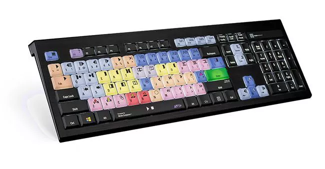 Logickeyboard LKBU-MCOM4-APBH-US Avid Media Composer PC Astra US Keyboard