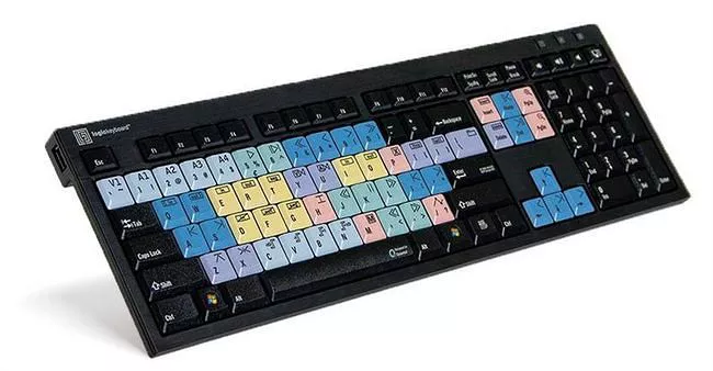 Logickeyboard LKBU-QUANT-BJPU-US Quantel PC Nero Line US Keyboard