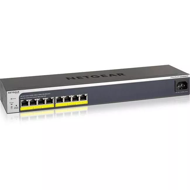 NETGEAR GS408EPP-100NES ProSafe Plus GS408EPP Ethernet Switch