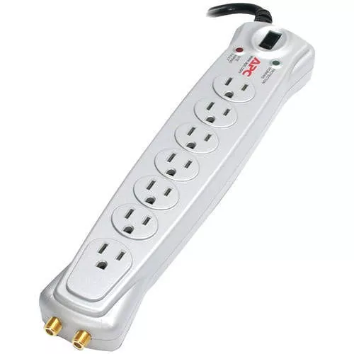 APC P7V Audio/Video Surge Protector 7 Outlet 120V