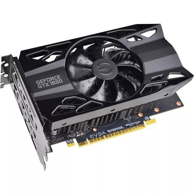 EVGA 04G-P4-1151-KR GeForce GTX 1650 XC Black Gaming Graphic Card - 4 GB GDDR5