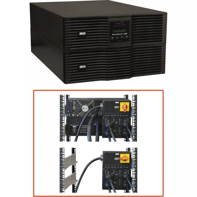 Tripp Lite SU10000RT3U2TF UPS Smart Online 10000VA 9000W 208/120V Rackmount 10kVA USB DB9 10URM
