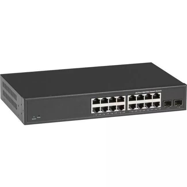 Black Box LGB2118A-R2 Gigabit Ethernet Switch - Web Smart Eco Fanless, 18-Port