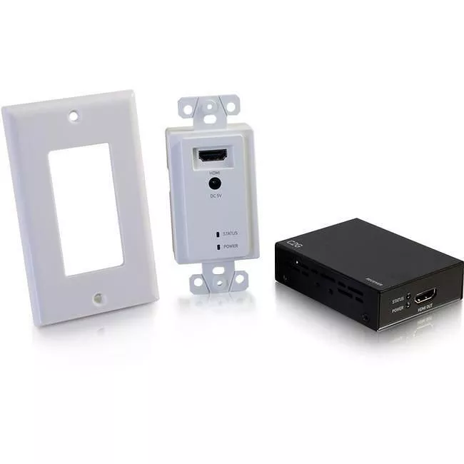 C2G 60219 HDMI over Cat5/Cat6 Extender Box - Wall Plate to Box Kit  (50M)