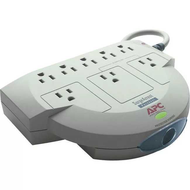APC PER8T SurgeArrest Personal 8 Outlet Surge Suppressor w/Tel 120V