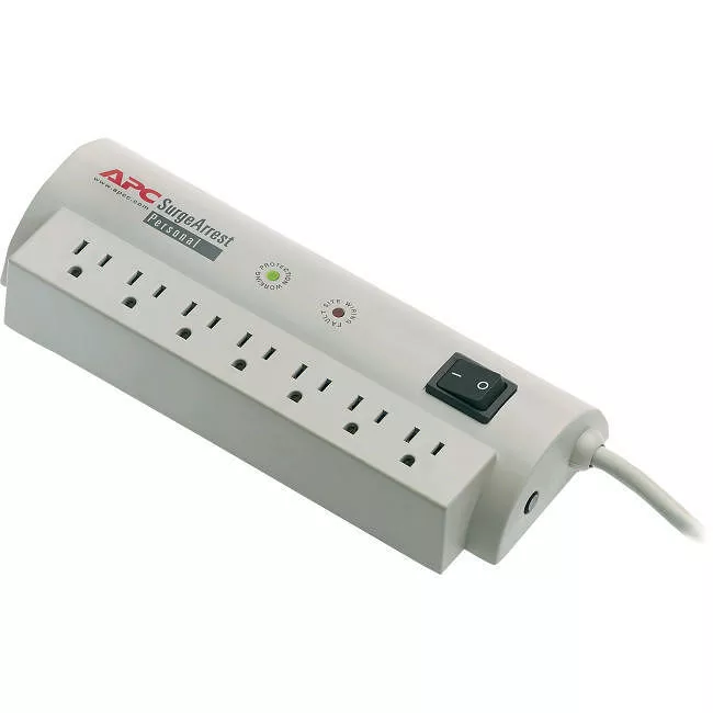 APC PER7T SurgeArrest Personal 7 Outlet Surge Suppressor w/Tel 120V