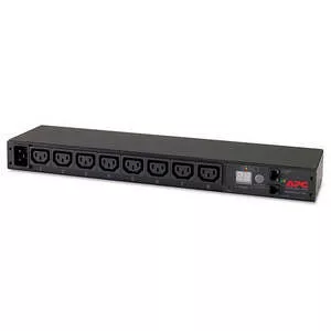 APC AP7821 Rack PDU, Metered, 1U, 16A, 208/230V, (8) C13
