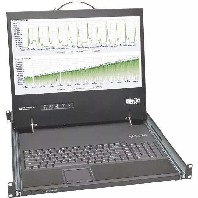 Tripp Lite B021-000-19-SH 1U Rack-Mount Console with 19-in. LCD Short-Depth; TAA Compliant